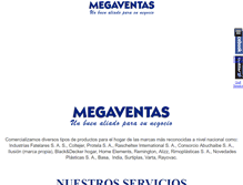 Tablet Screenshot of megaventas.com.co